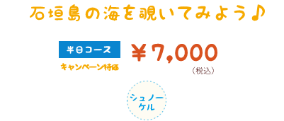 石垣島シュノーケルツアー